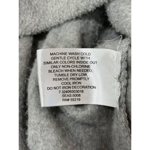 Looney Tunes Bad Kitty Women Zip-Up Hoodie Jacket Embroider Gray Vintage Size L - Picture 7 of 7